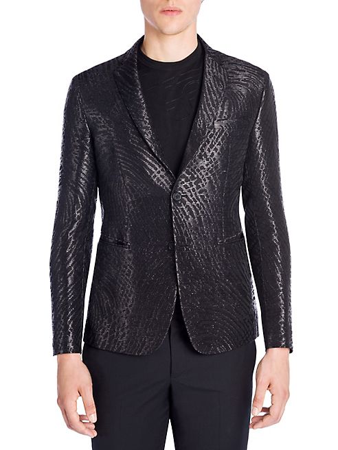 Emporio Armani - Giacca Jacquard Pattern Jacket