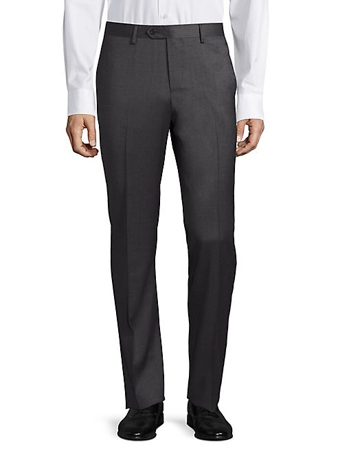 Emporio Armani - Solid Virgin Wool Pants