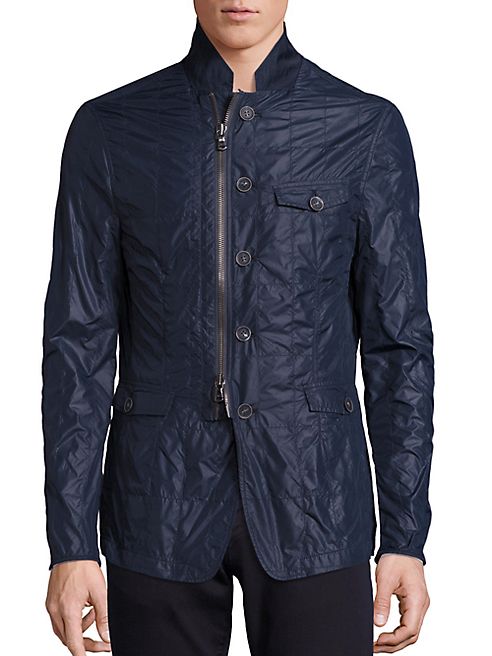 John Varvatos Star USA - Grid Stitched Jacket