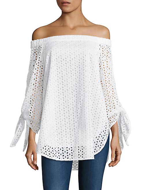 Tibi - Antonina Eyelet Tunic