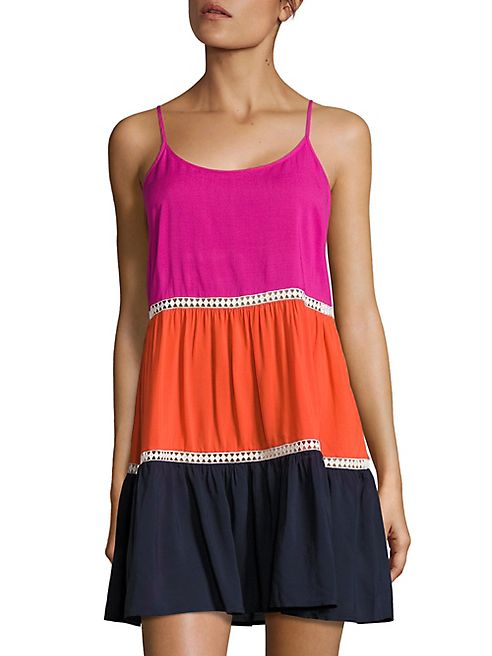 Tory Burch - Colorblock Slip Dress