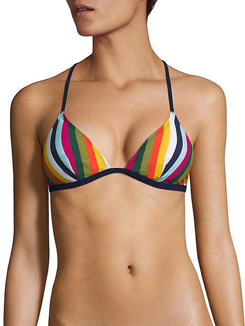 Tory Burch - Feliz Striped Bikini Top