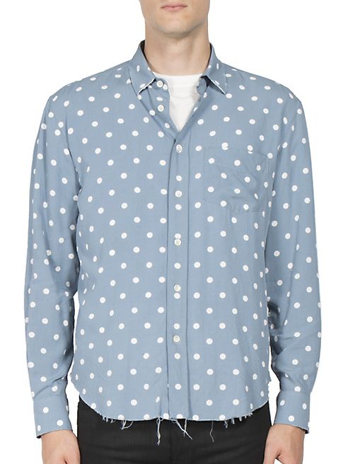 Saint Laurent - Polka Dot Patterned Shirt