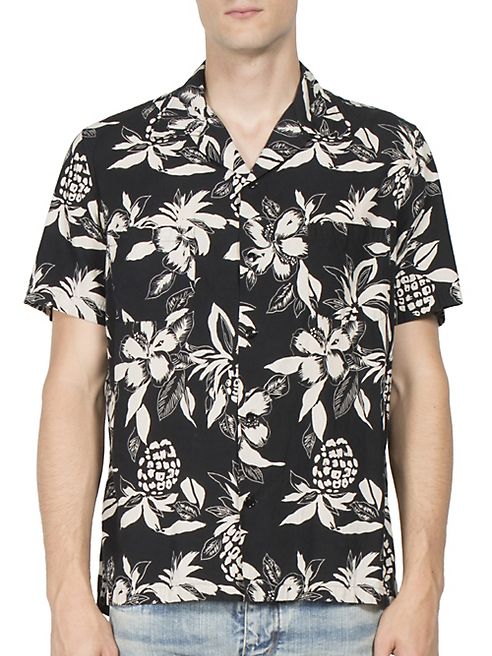 Saint Laurent - Short Sleeve Hawaiian Print Shirt