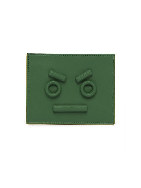 Fendi - Tonal Face Leather Card Case