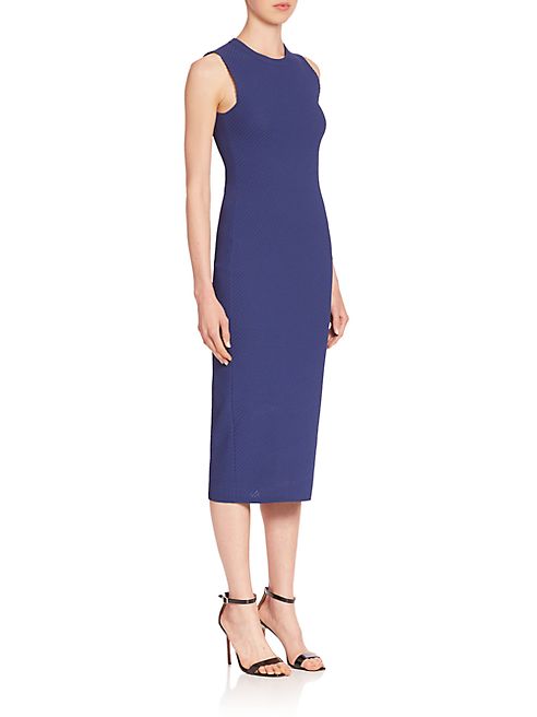 Victoria Beckham - Signature Rib-Knit Sheath Dress