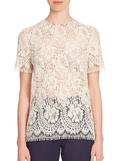 Victoria Beckham - Floral Lace Top