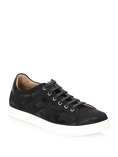 Gianvito Rossi - Camo-Print Nylon Sneakers