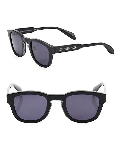 Alexander McQueen - 50MM Round Sunglasses