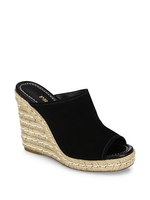 Prada - Espadrille Wedge Mules