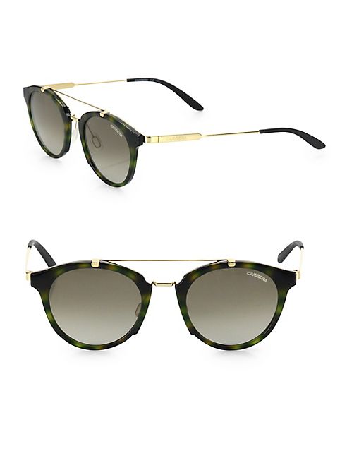 Carrera - 49MM Round Sunglasses