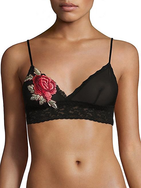 Hanky Panky - Rose Applique Bra