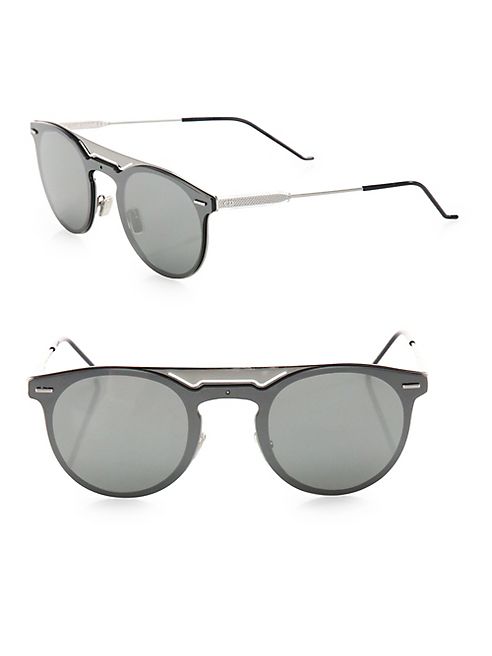 Dior Homme - 99MM Round Techno Sunglasses