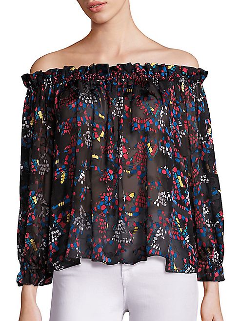 SALONI - Gaby Off-The-Shoulder Top