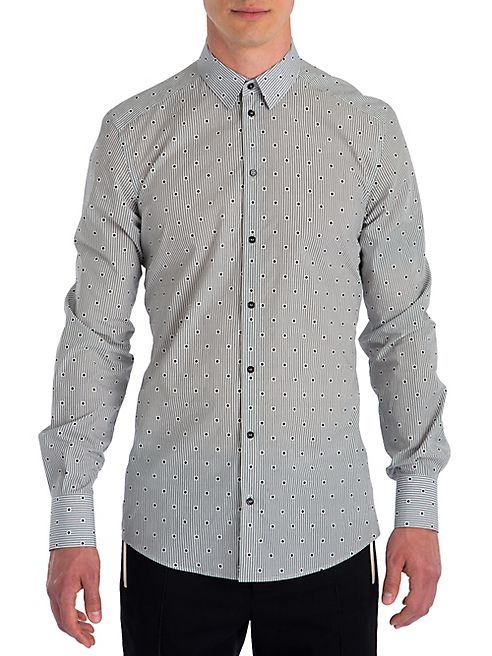 Dolce & Gabbana - Circle Print Button-Down Shirt