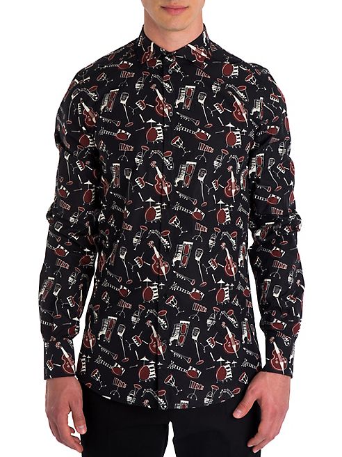 Dolce & Gabbana - Instrument Printed Regular-Fit Shirt