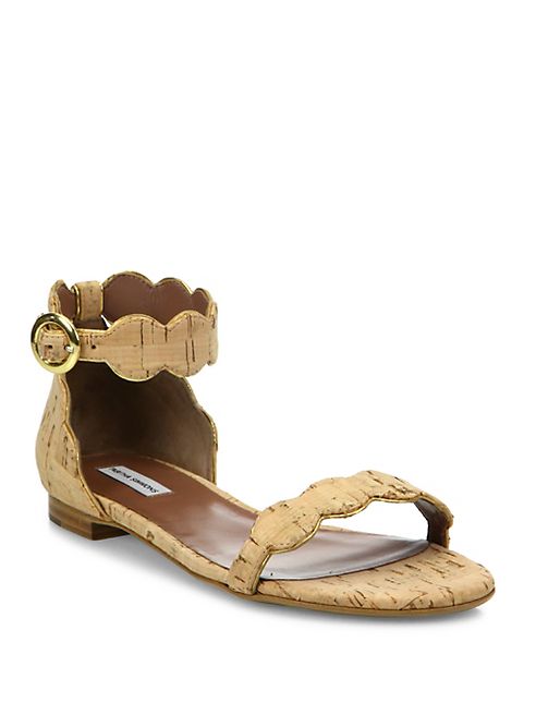 Tabitha Simmons - Scalloped Cork Sandals