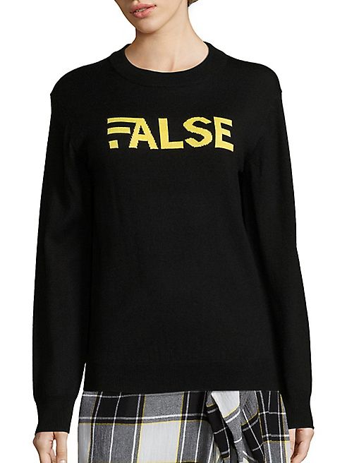 Public School - False Graphic Knit Sweater