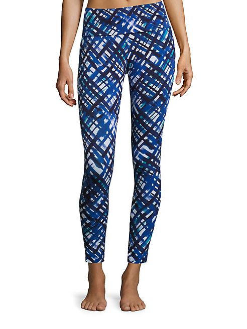 Cosabella - Painted Plaid Banded Leggings