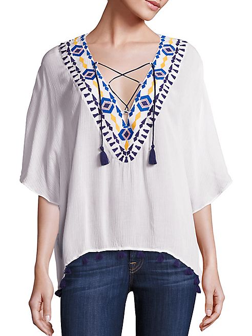 Piper - Java Lace-Up Top