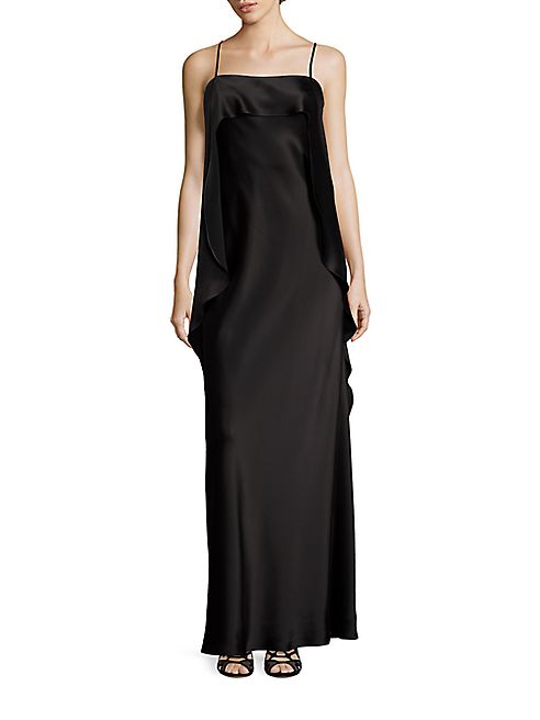 ABS - Draped Satin Gown