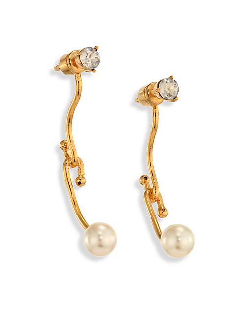 Chloé - Monroe Crystal & Faux Pearl Earrings