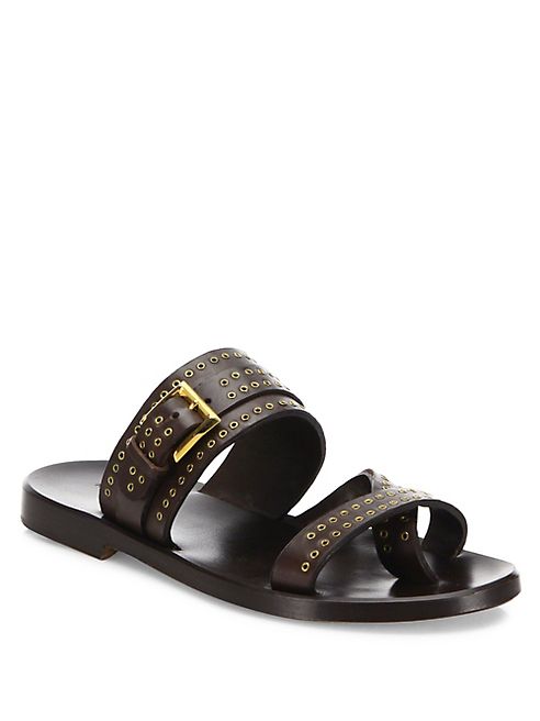 Louis Leeman - Double Strap Leather Sandals