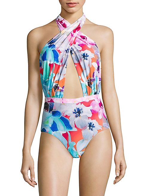 6 Shore Road by Pooja - Cabana Colombia Floral One-Piece Swimsuit