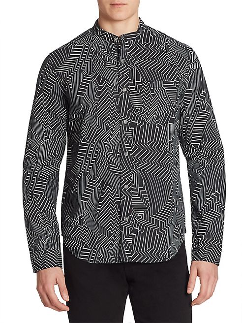 Saks Fifth Avenue x Anthony Davis - Printed Casual Button-Down Shirt