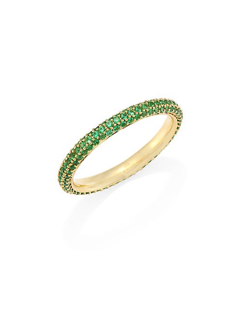 Kwiat - Moonlight Emerald & 18K Yellow Gold Band Ring