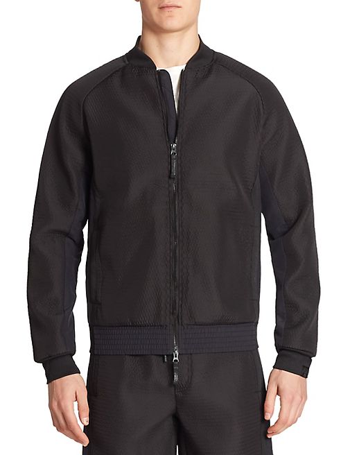 Saks Fifth Avenue x Anthony Davis - Textured Bomber Jacket