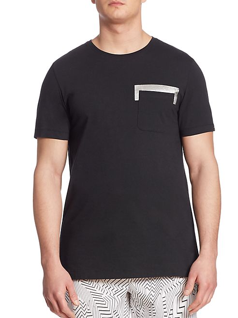 Saks Fifth Avenue x Anthony Davis - Caviar Barcode Tee