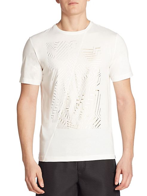 Saks Fifth Avenue x Anthony Davis - Metallic Graphic Tee