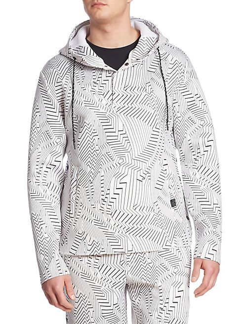 Saks Fifth Avenue x Anthony Davis - Printed Scuba Hoodie