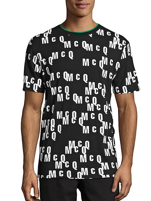 McQ Alexander McQueen - All Over Logo Tee