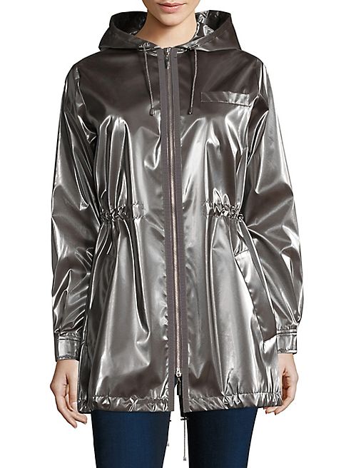 Jane Post - London Shiny Metallic Parka