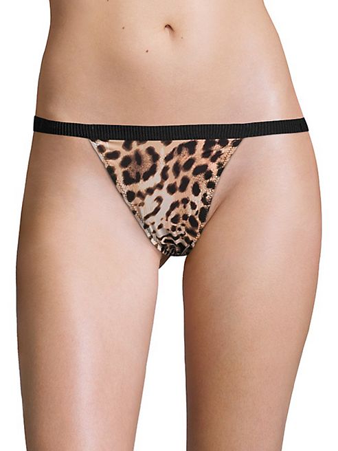 Cosabella - Cheyenne Leopard-Printed G-String