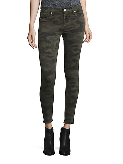 Hudson - Nico Camo Skinny Ankle Jeans