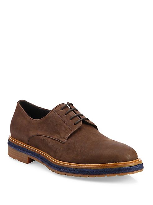 A. Testoni - Phenice Leather Derby Shoes