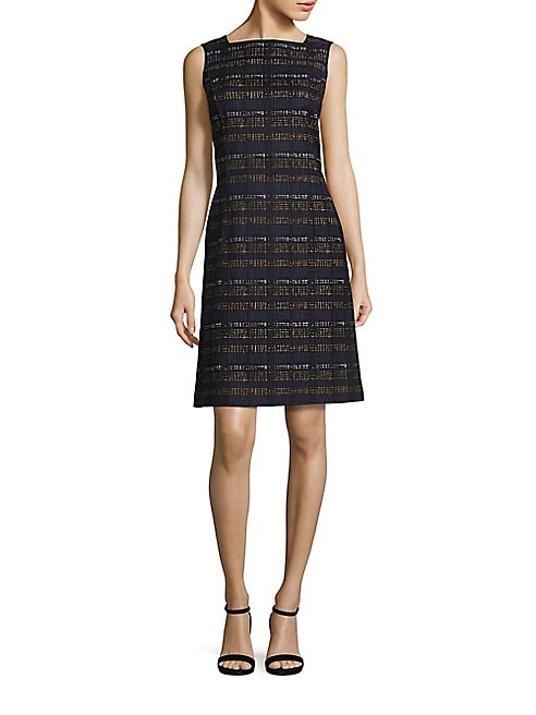 Lafayette 148 New York - Jojo Striped Stretch-Cotton Dress