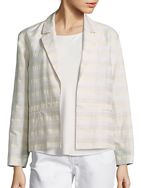 Lafayette 148 New York - Frankie Striped Jacquard Blazer