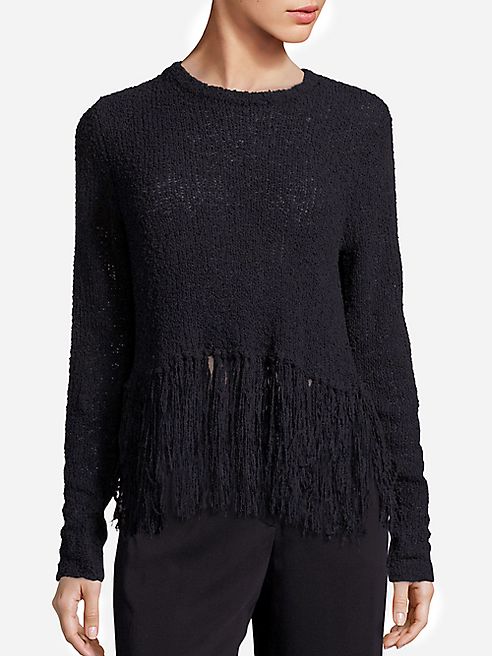 A.L.C. - Andreas Silk Fringe Sweater