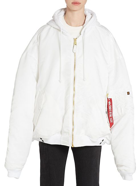 VETEMENTS - Vetements x Alpha Industries Oversize Reversible Bomber Jacket