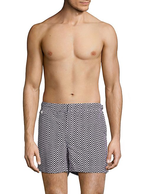 Ralph Lauren - Mayfair Zigzag Swim Trunks