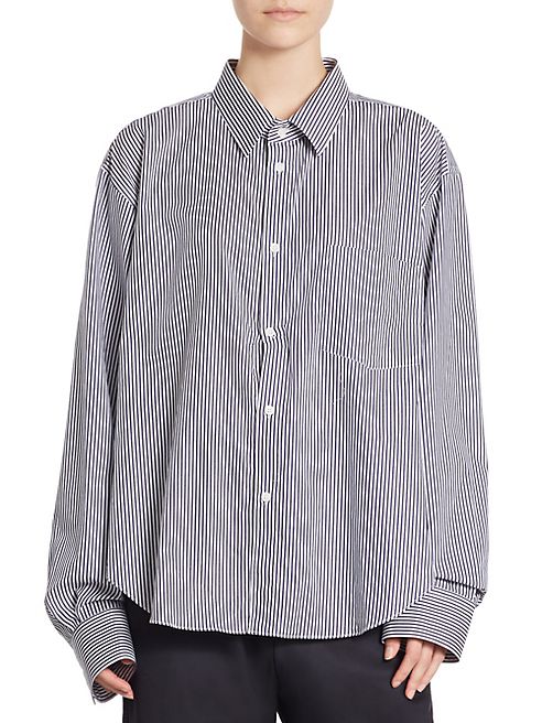 VETEMENTS - VETEMENTS x x Comme Des Garcons Striped Button-Down Shirt