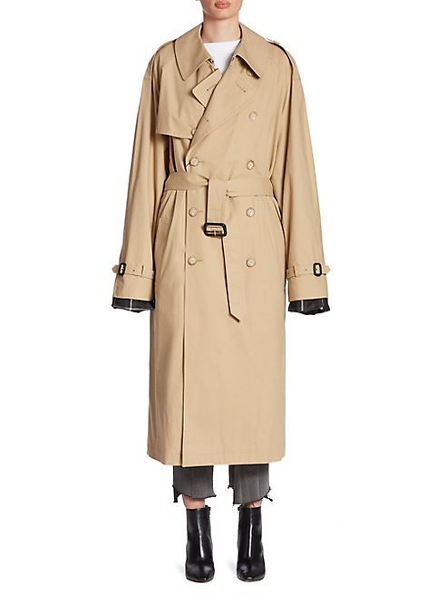 VETEMENTS - Open Back Trench Coat