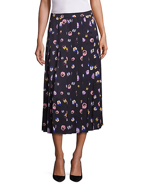 Christopher Kane - Ditsy Pleated Skirt