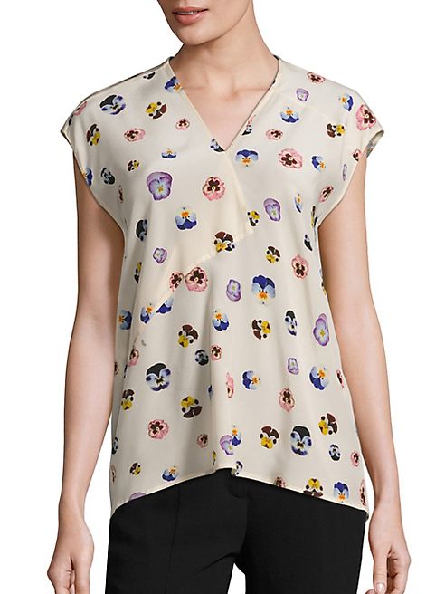 Christopher Kane - Ditsy Silk Top