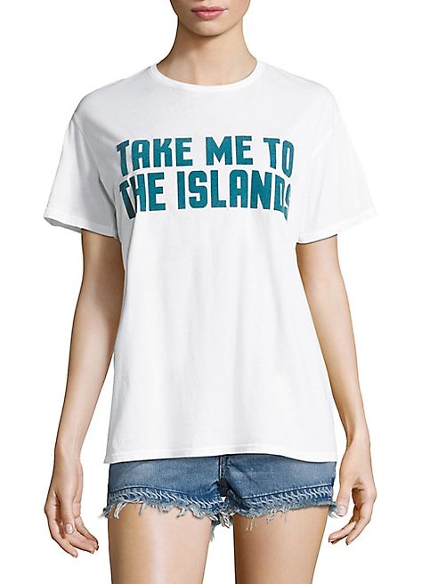 MIKOH SWIMWEAR - Take Me To The Islands Cotton Tee