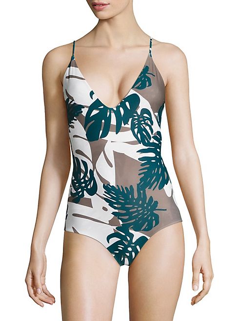 MIKOH SWIMWEAR - Las Palmas One-Piece Swimsuit